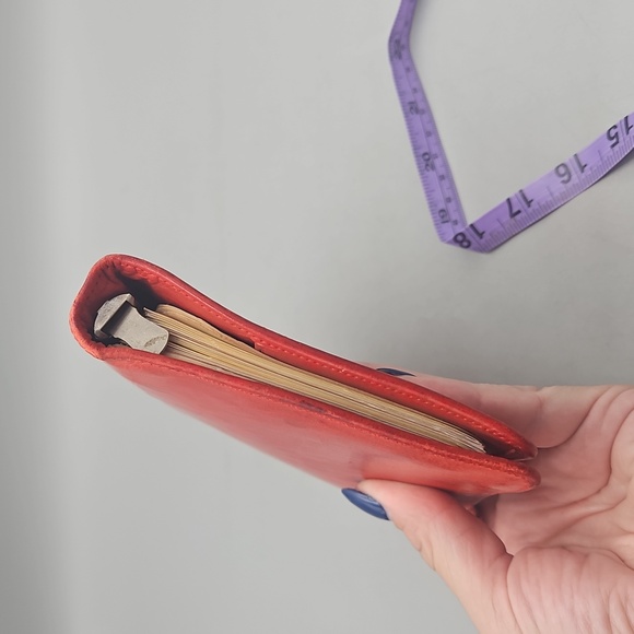 Vintage COACH Red Leather Planner  (With Original Booklet!) - Picture 16 of 16